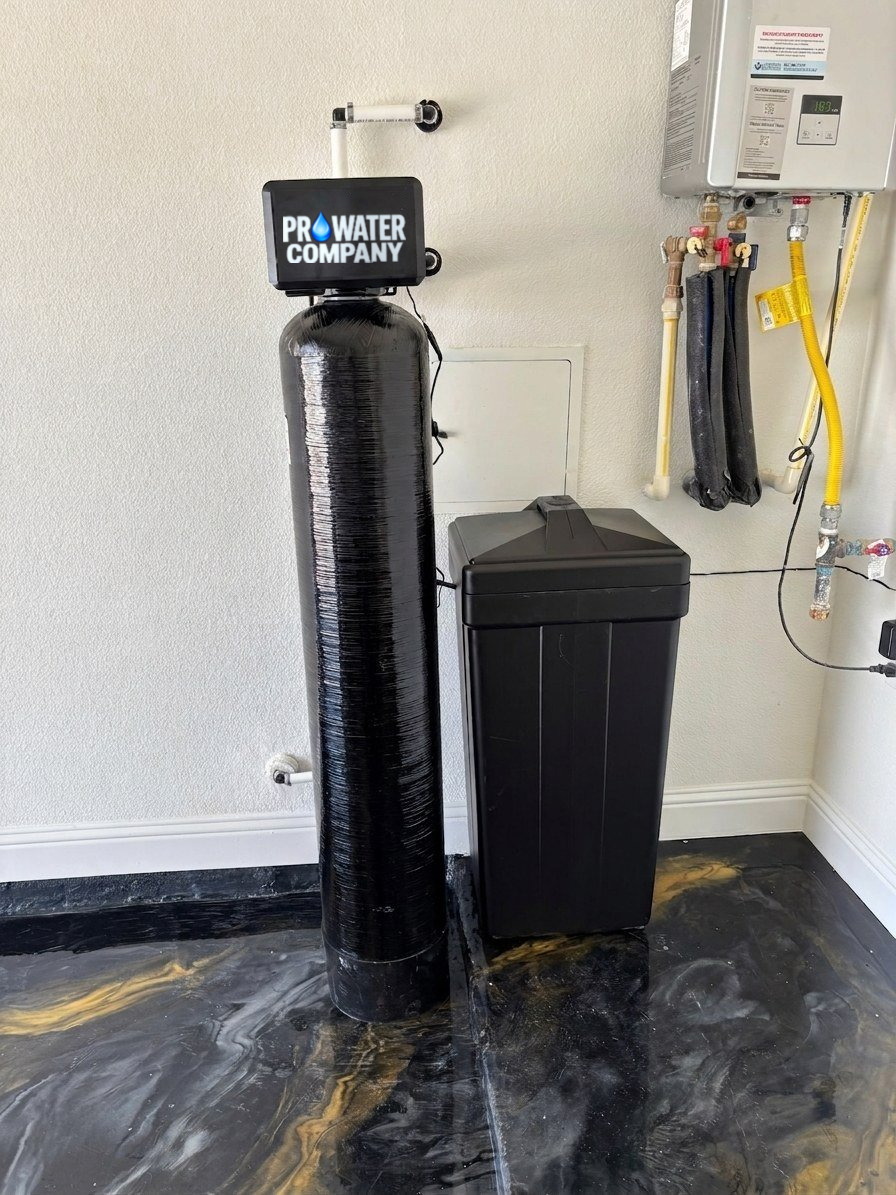 Water treatment system installation, example 1