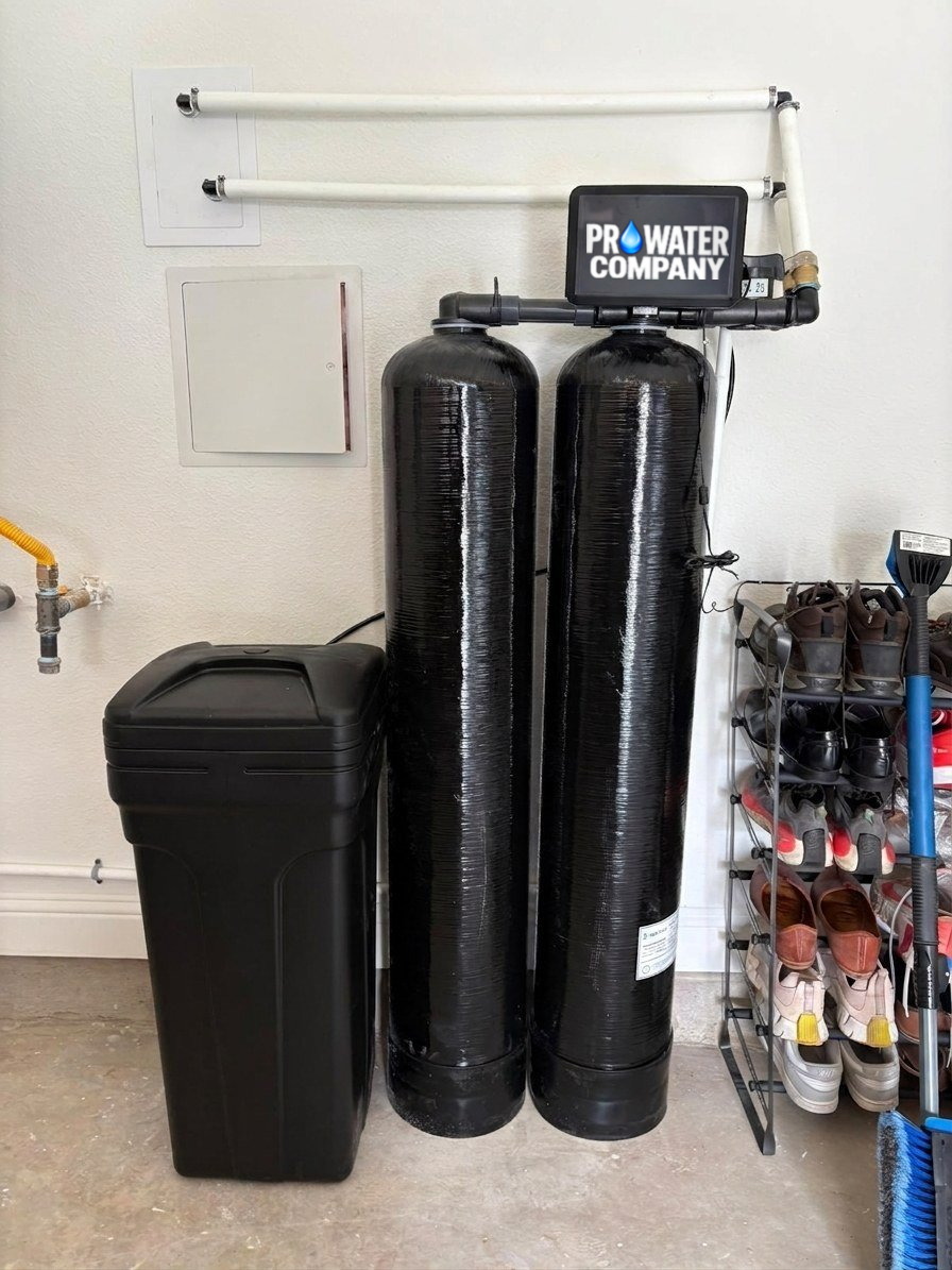 Water treatment system installation, example 3